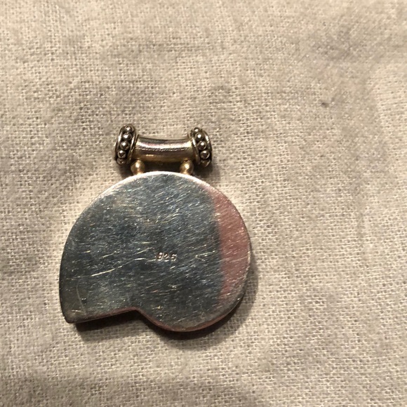 Ammonite & Sterling Silver Pendant - Picture 2 of 8